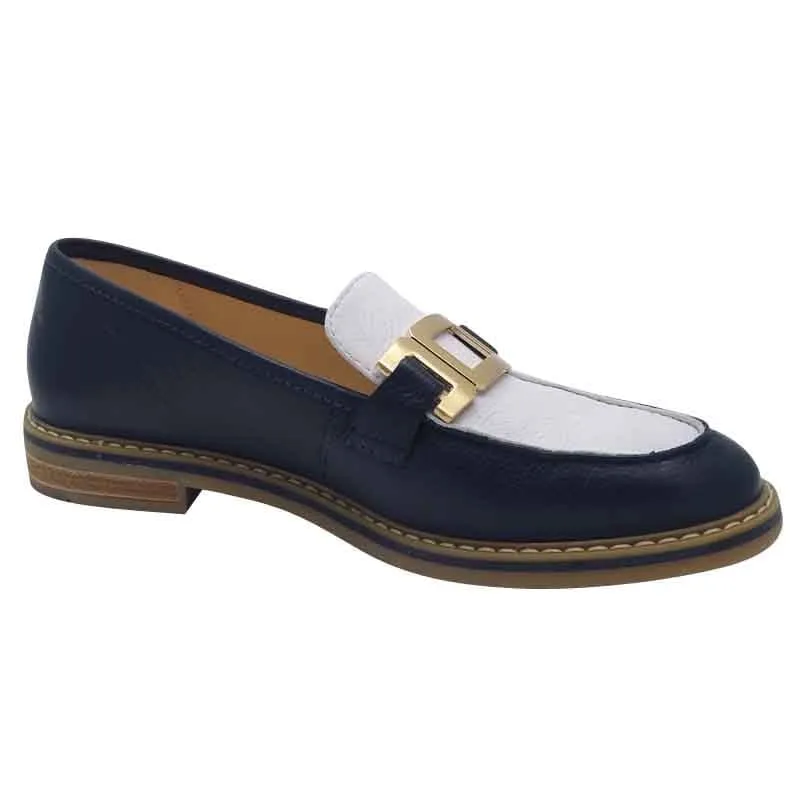 Ara Womens Navy Kent Loafers 12-11252-22