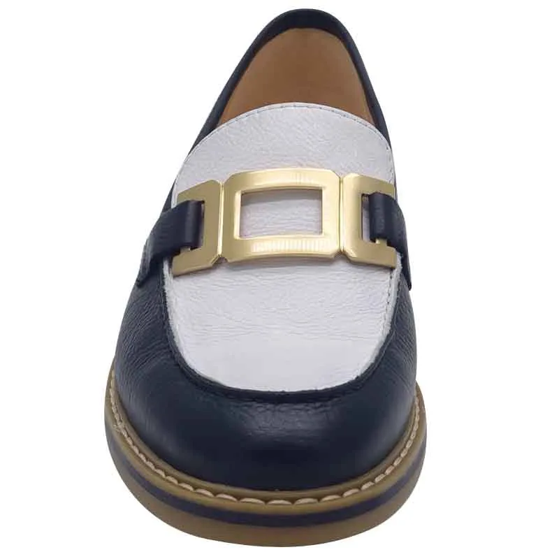Ara Womens Navy Kent Loafers 12-11252-22