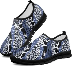 Art Sneakers for Women Slip on Loafers Comfy Non Slip Walking Sneakers for Outdoors Travel Easy to Wear
