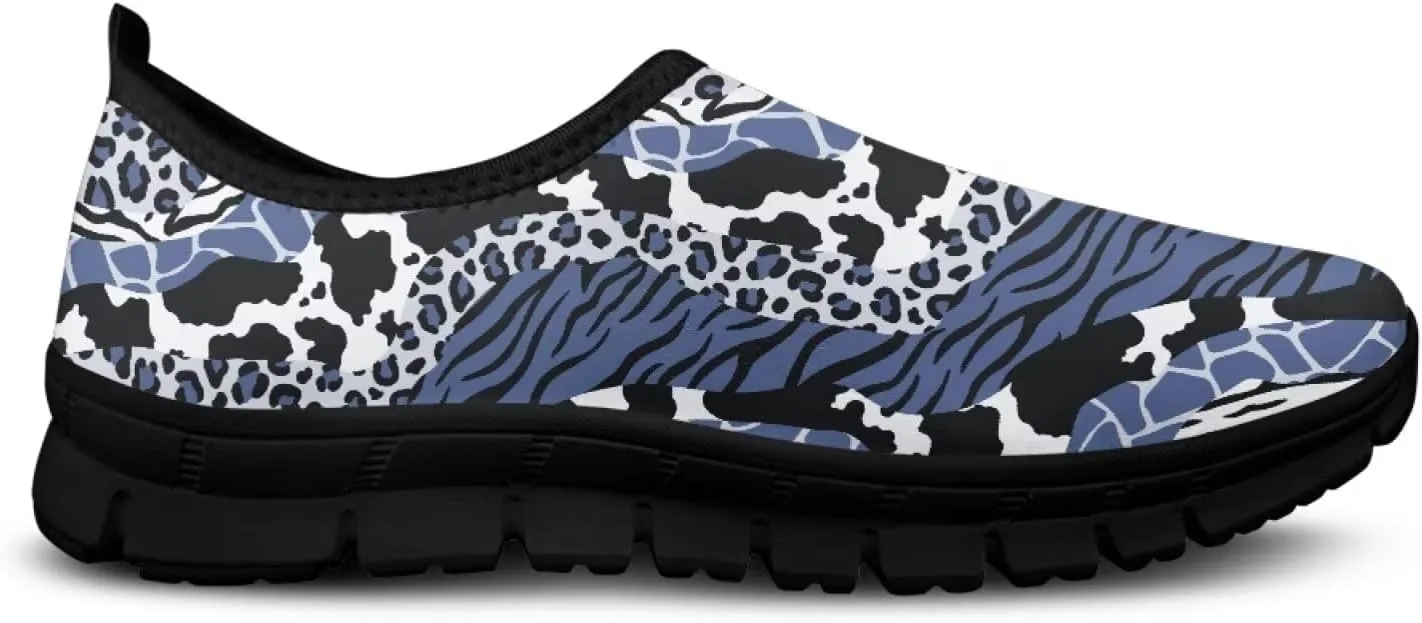 Art Sneakers for Women Slip on Loafers Comfy Non Slip Walking Sneakers for Outdoors Travel Easy to Wear