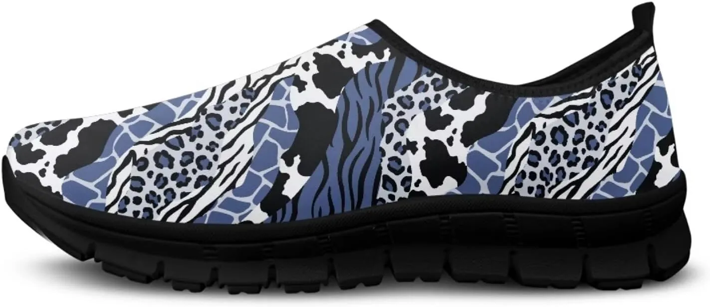 Art Sneakers for Women Slip on Loafers Comfy Non Slip Walking Sneakers for Outdoors Travel Easy to Wear
