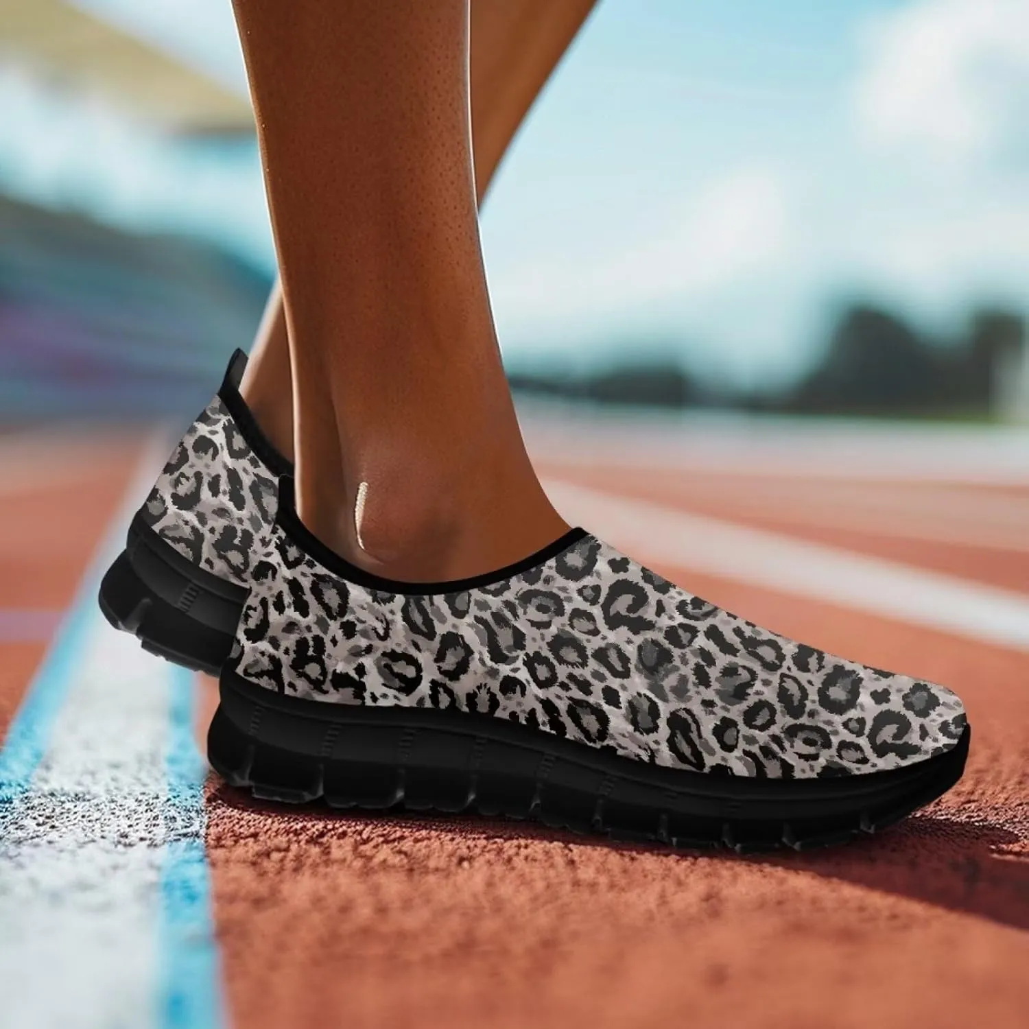 Art Sneakers for Women Slip on Loafers Comfy Non Slip Walking Sneakers for Outdoors Travel Easy to Wear