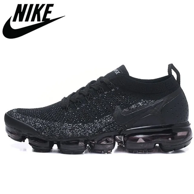 Authentic Nike- AIR VAPORMAX FLYKNIT 2.0 Breathable Outdoor Sneakers Sports Shoes Womens Men's Running Shoes 36-45