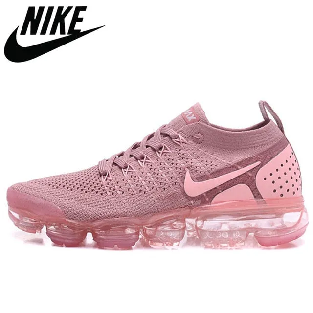 Authentic Nike- AIR VAPORMAX FLYKNIT 2.0 Breathable Outdoor Sneakers Sports Shoes Womens Men's Running Shoes 36-45