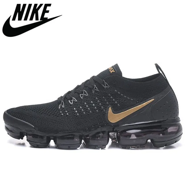 Authentic Nike- AIR VAPORMAX FLYKNIT 2.0 Breathable Outdoor Sneakers Sports Shoes Womens Men's Running Shoes 36-45