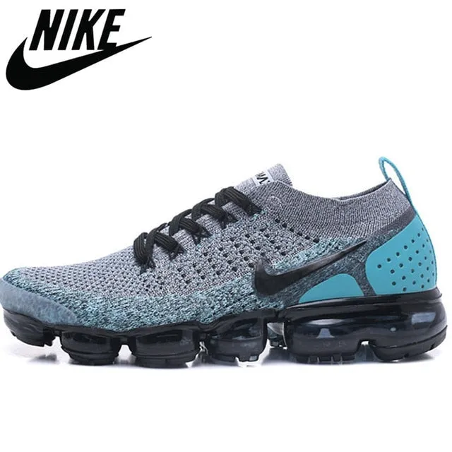Authentic Nike- AIR VAPORMAX FLYKNIT 2.0 Breathable Outdoor Sneakers Sports Shoes Womens Men's Running Shoes 36-45