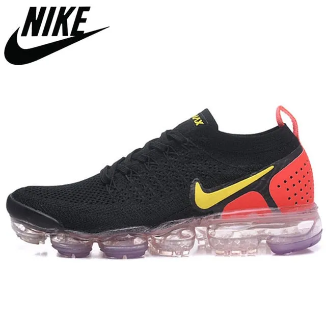 Authentic Nike- AIR VAPORMAX FLYKNIT 2.0 Breathable Outdoor Sneakers Sports Shoes Womens Men's Running Shoes 36-45