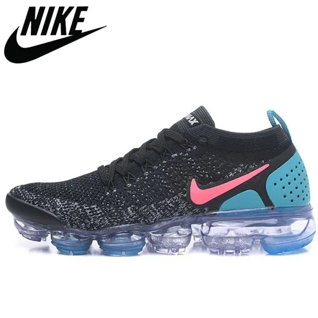 Authentic Nike- AIR VAPORMAX FLYKNIT 2.0 Breathable Outdoor Sneakers Sports Shoes Womens Men's Running Shoes 36-45