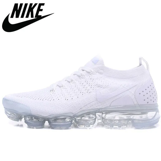 Authentic Nike- AIR VAPORMAX FLYKNIT 2.0 Breathable Outdoor Sneakers Sports Shoes Womens Men's Running Shoes 36-45