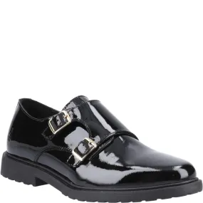 Black Patent Verity Monk Shoes