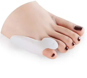 Bonvie.shop 1 pair of gel cushions, small toes, pressure protection, ball pads, small toe protectors, small toe spreaders, toe separators