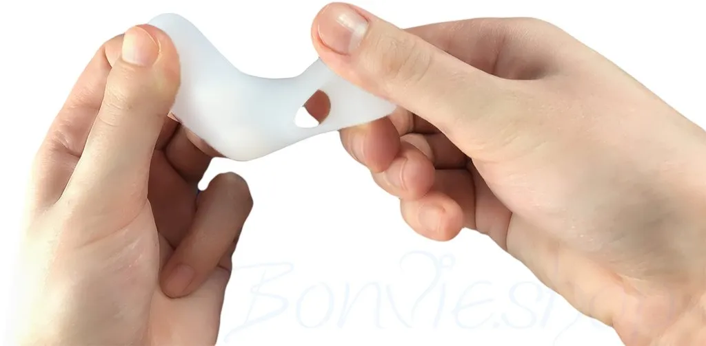 Bonvie.shop 1 pair of gel cushions, small toes, pressure protection, ball pads, small toe protectors, small toe spreaders, toe separators