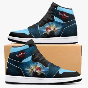 Death Note Light Yagami Blue-Black JD1 Mid Anime Shoes