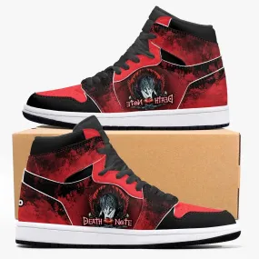 Death Note Red JD1 Mid Anime Shoes