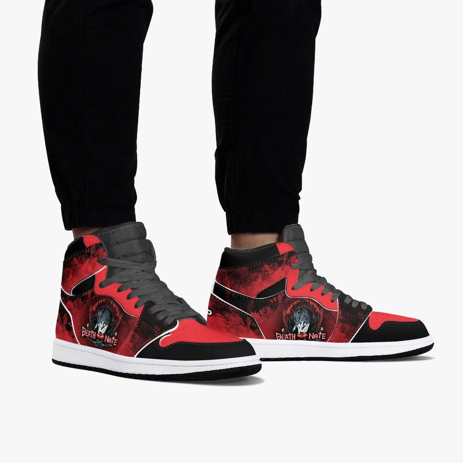 Death Note Red JD1 Mid Anime Shoes