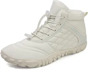 Hike Winter Footwear Barefoot Shoes Women Men, Autumn Winter Waterproof Wide Toe Box Barefoot Shoes Walking Boots Warm Sneaker