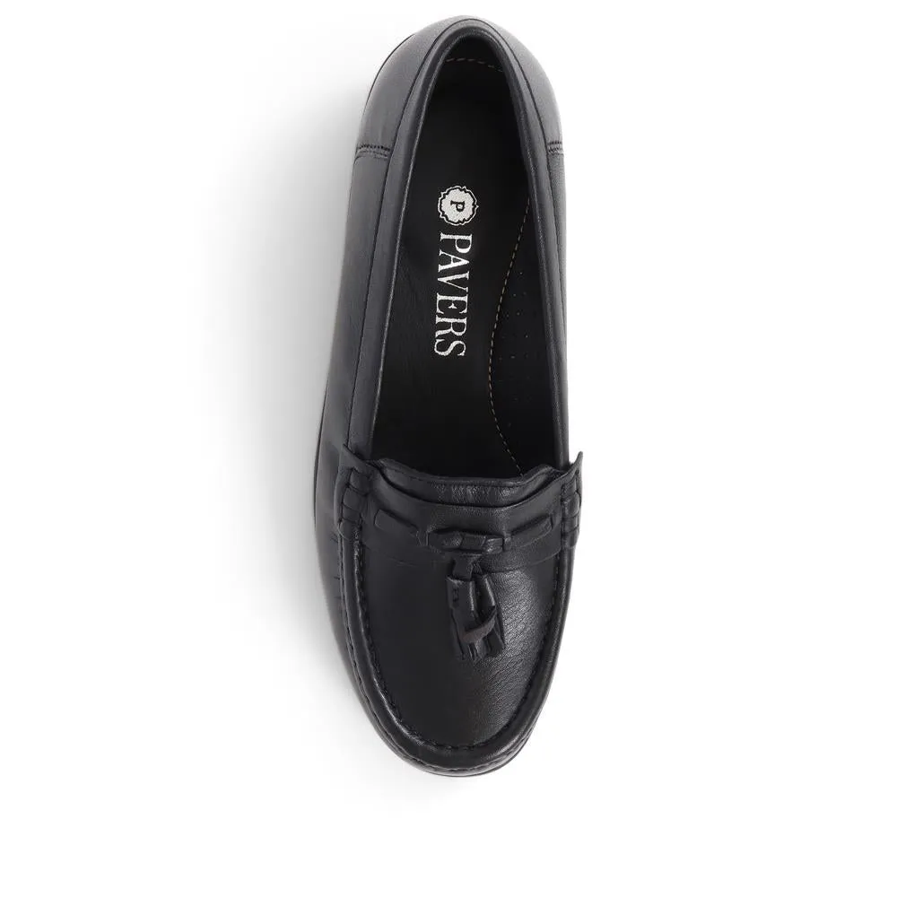 Leather Slip-On Loafers - NAP38023 / 325 236