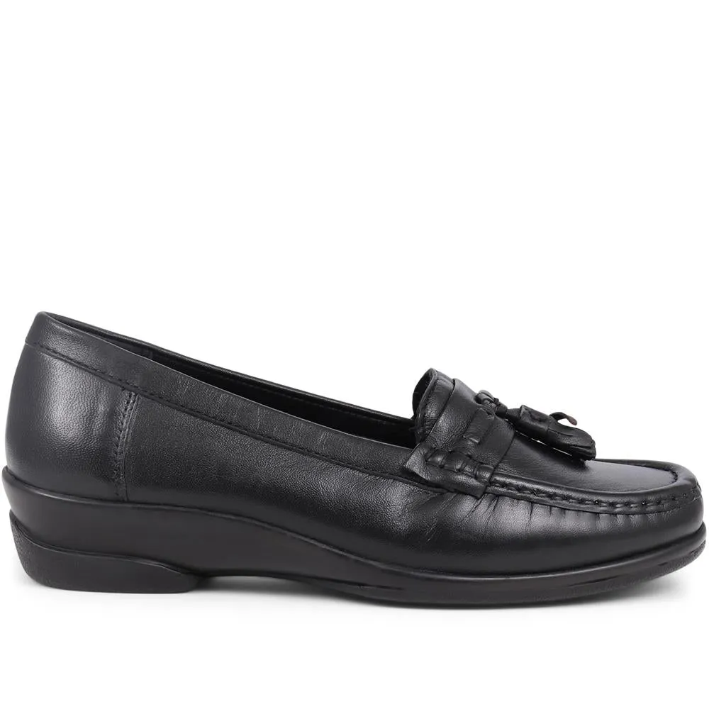 Leather Slip-On Loafers - NAP38023 / 325 236