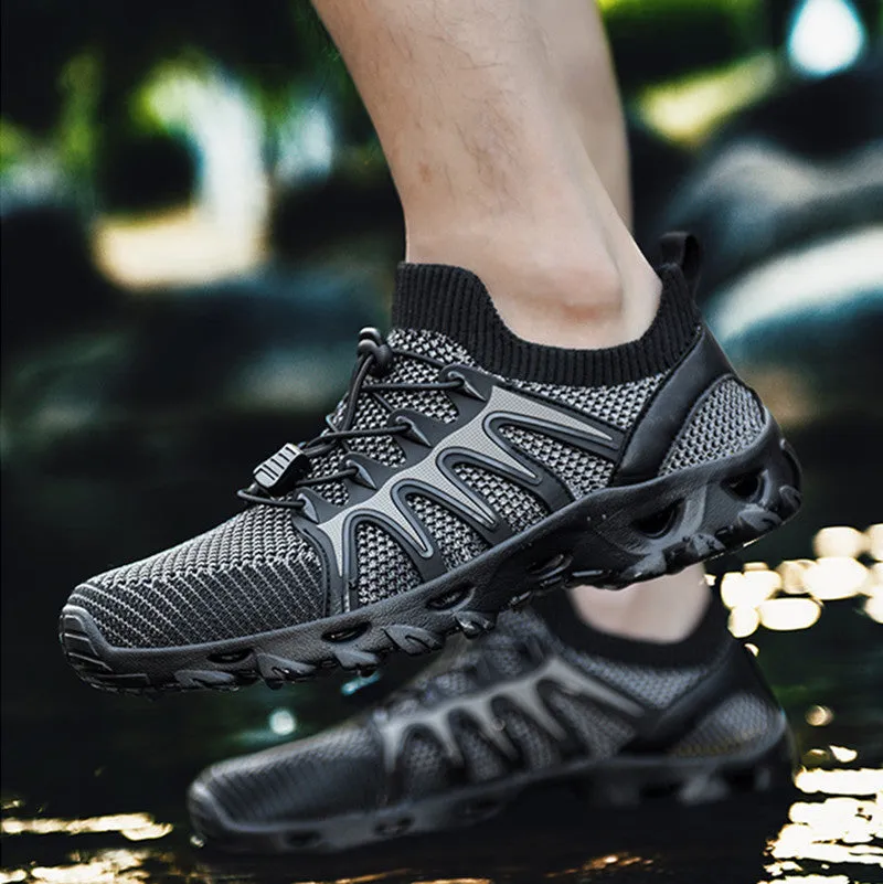Men's Outdoor Non-Slip Breathable Flyweaving Trail Shoes