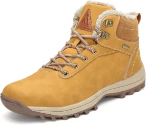 Mishansha Winter Boots for Men Women Waterproof Snow Boots Warm Lined Non Slip Hiking Boot