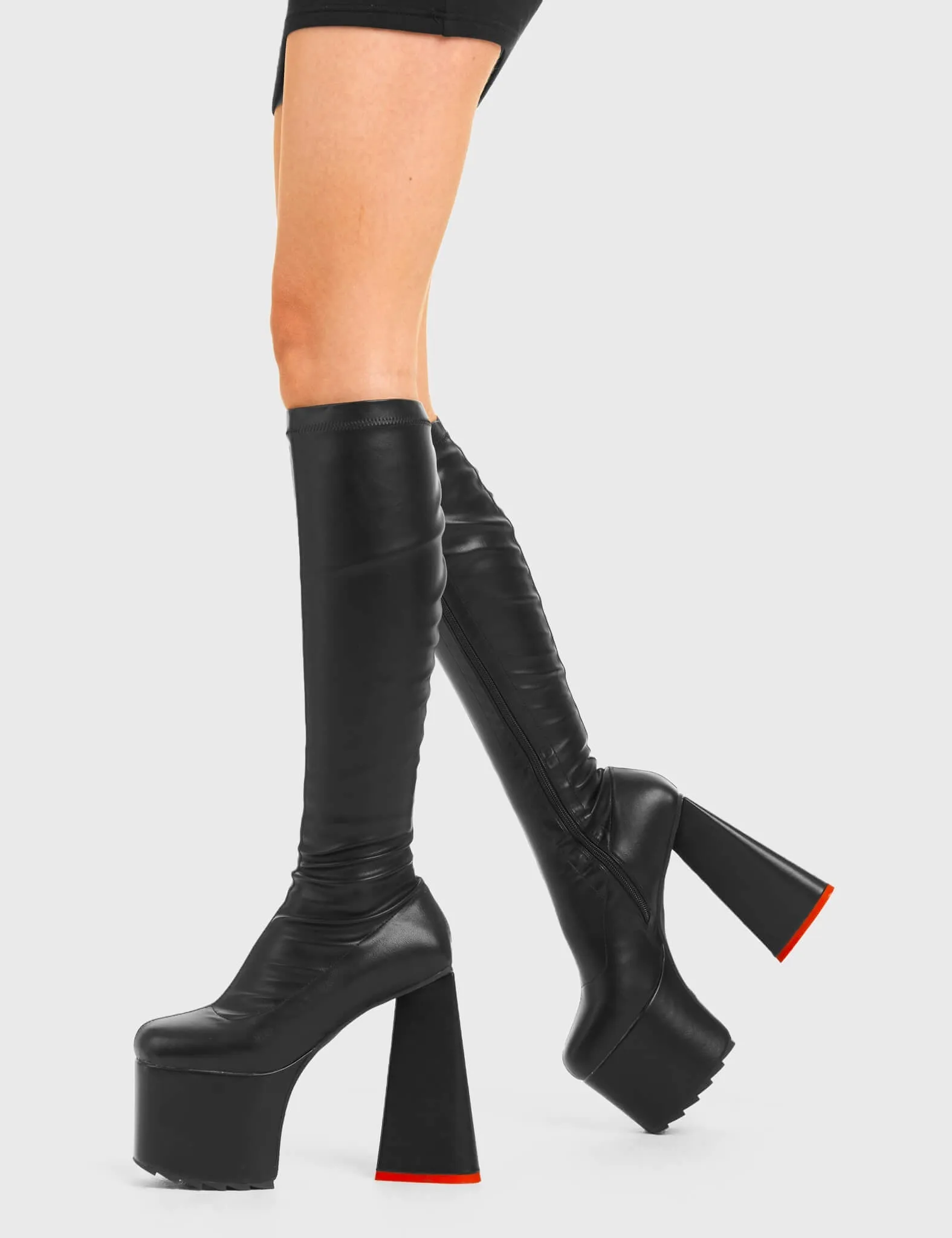 Wild Child Platform Knee High Boots