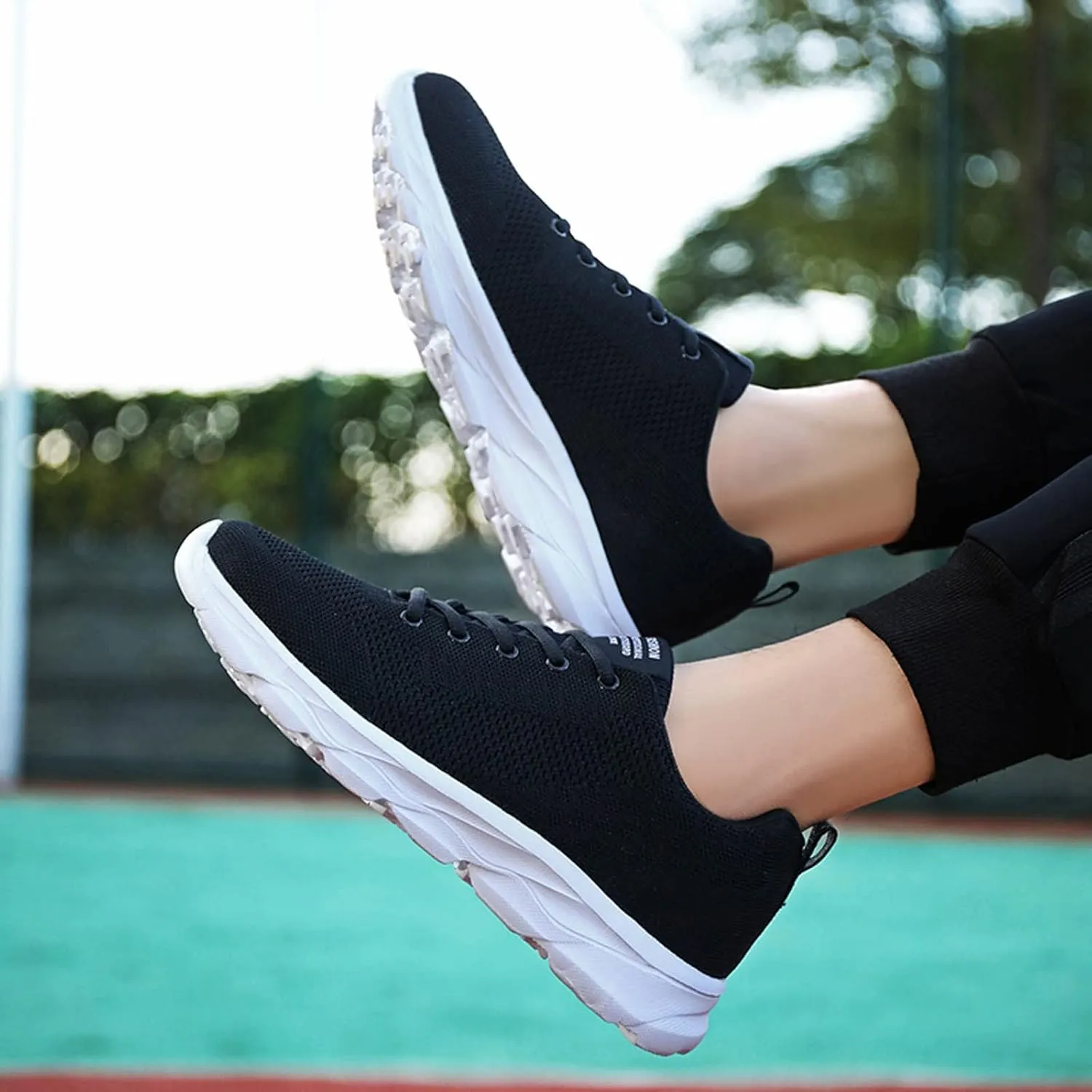 Women's Fashion Sneaker Mesh Slip On Black Non Slip Shoes for Women Comfortable Casual Womens Shoes Women's Leopard Loafers Cheap Sneakers for Women