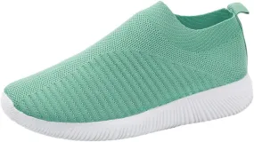 Women's Fashion Sneaker Non Slip Breathable Lightweight Comfortable Lace Up Womens Running Shoes Arch Support Loafers Women White Shoes for Women Sneakers