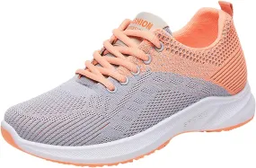 Women's Fashion Sneaker Non Slip Lace Up Comfort Women's Work or Walking Sneakers Slip On Tennis Shoes Women No Laces Loafer Sneakers Black Platform Sneakers