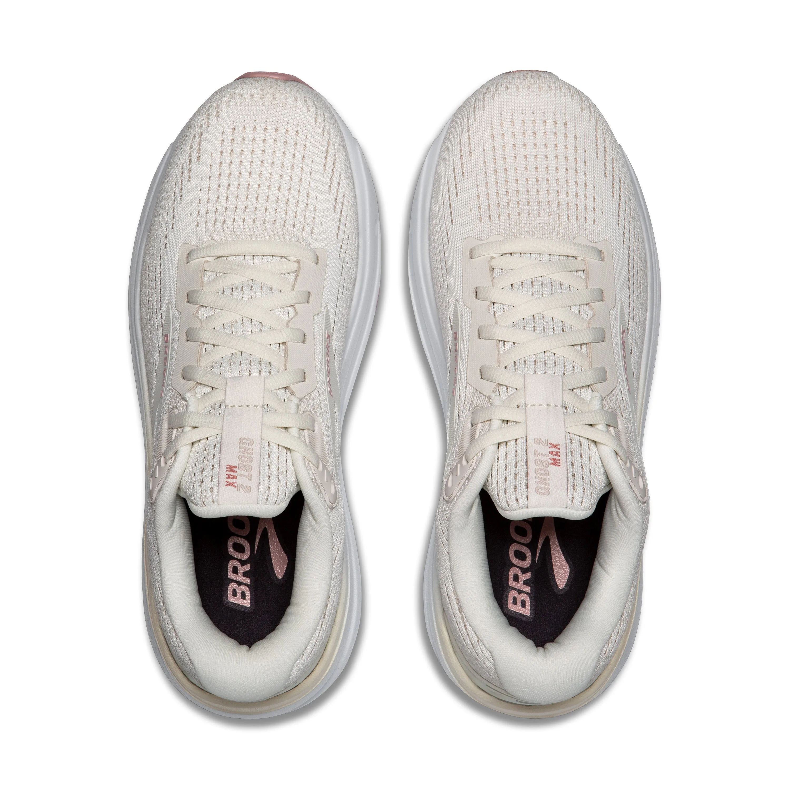 WOMEN'S GHOST MAX 2 - WIDE D - 190 COCONUT MILK/GRAY/ZEPHYR