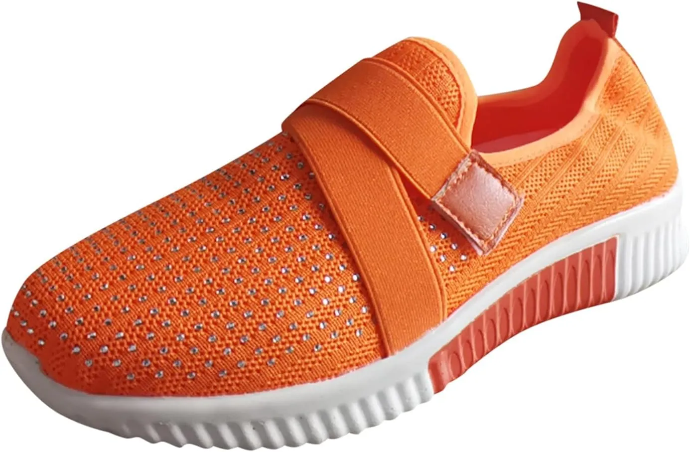 Women's Sneakers Wide Lightweight Work Slip Resistant Breathable Womens Shoes Dressy Casual Low Heel Women's Shoes Loafers White Fashion Sneakers for Women