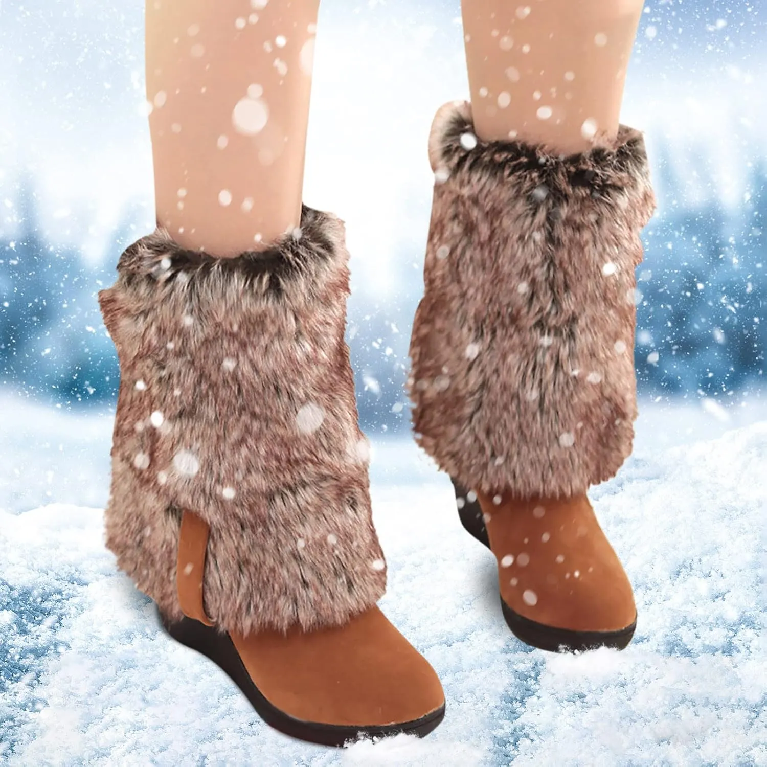 Womens Winter Snow Boots Waterproof Hiking Boots Lightweight Lace to Toe Boots Insulated Warm Outdoor Boots Snow Boots